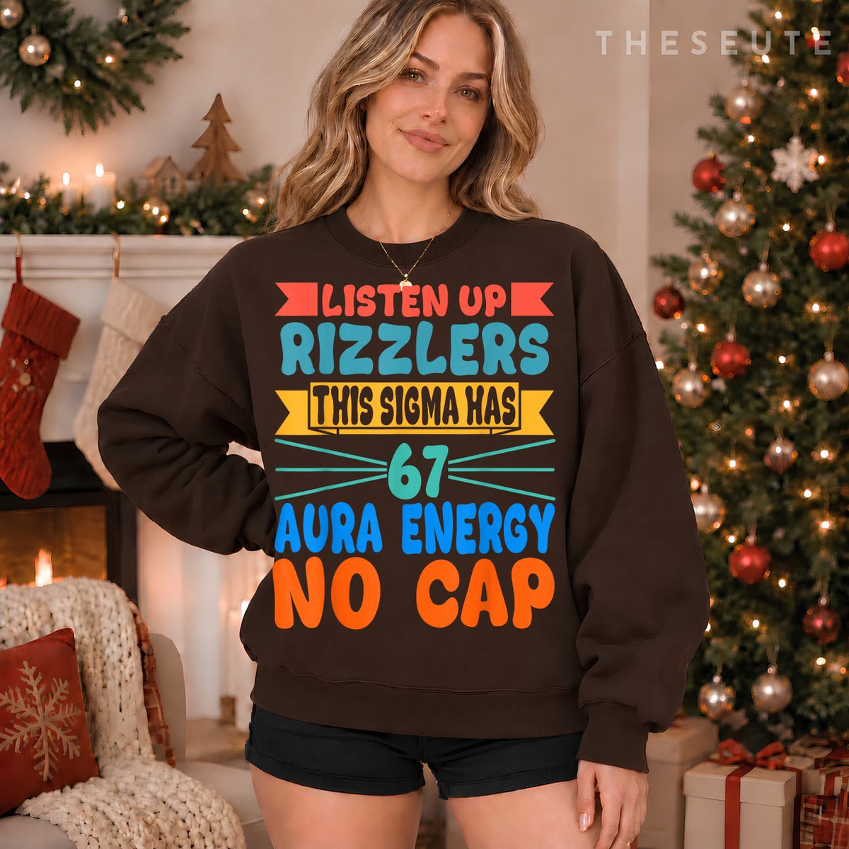 Listen Up Rizzlers This Sigma Has 67 Aura Energy Six Seven Sweatshirt