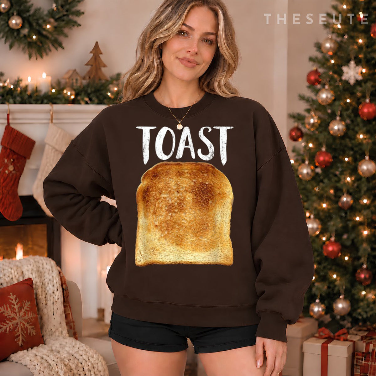 Toast Costume Halloween Funny Bread Lover Christmas Gift Sweatshirt
