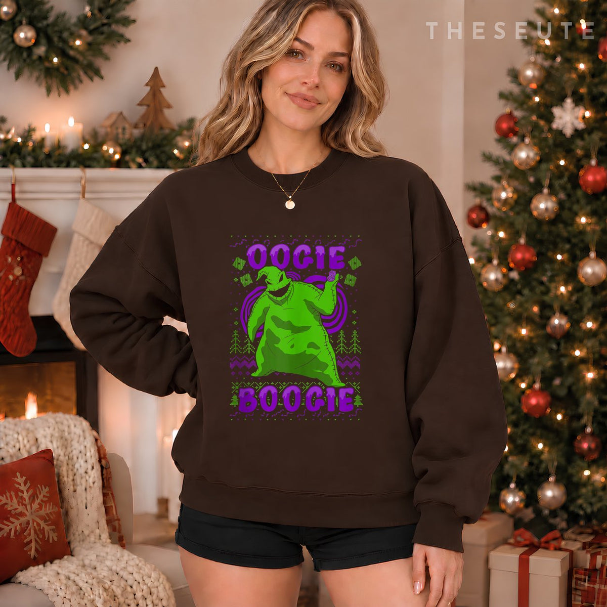 Disney Nightmare Before Christmas Oogie Boogie Ugly Sweatshirt