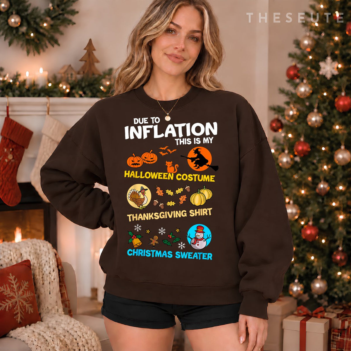 My Spooky Halloween, Thanksgiving, Ugly Christmas Costume Sweatshirt
