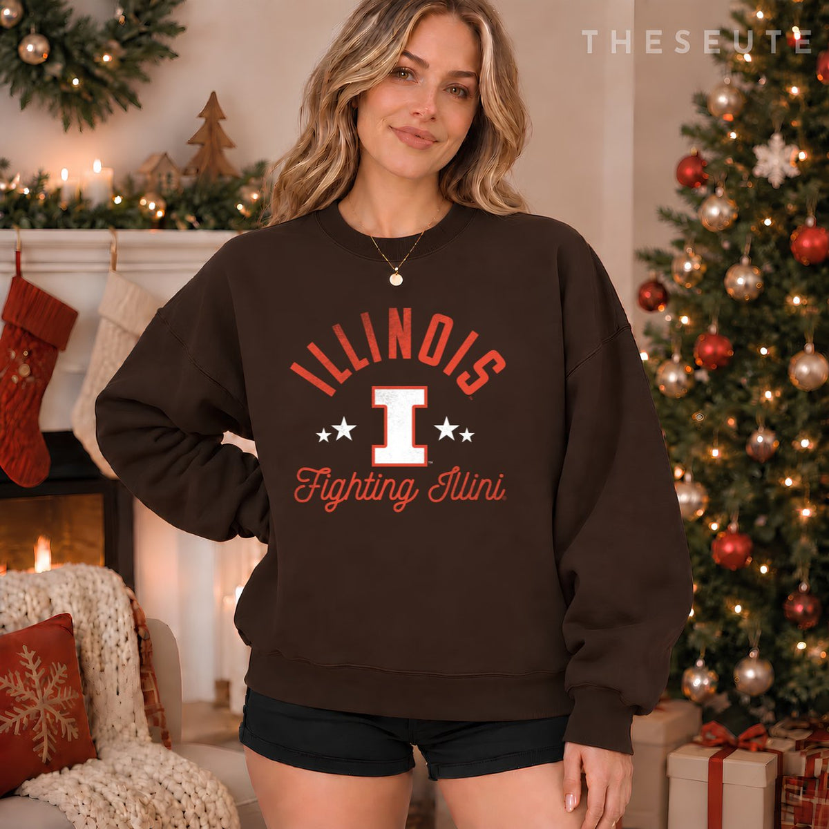 University of Illinois Fighting Illini Logo Sweatshirt