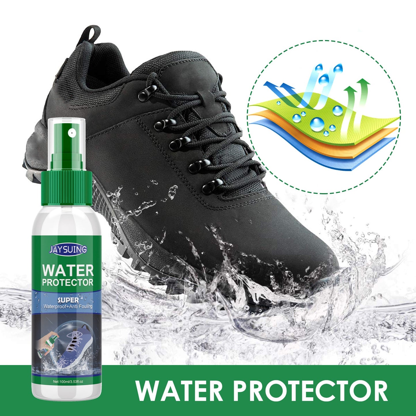 unsplash - anti-slush shoe protection spray