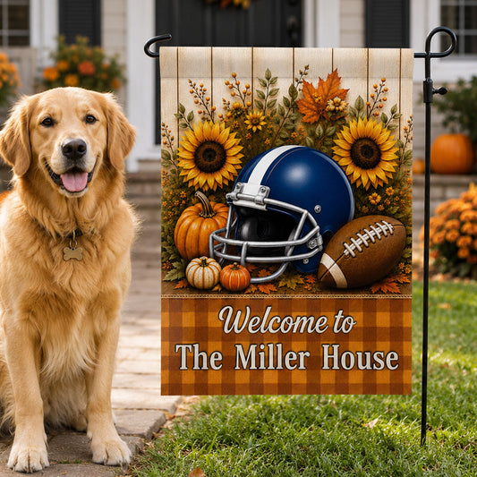 Trending Football Fall Season - Personalized Garden Flag - Fall Season Decoration For Family