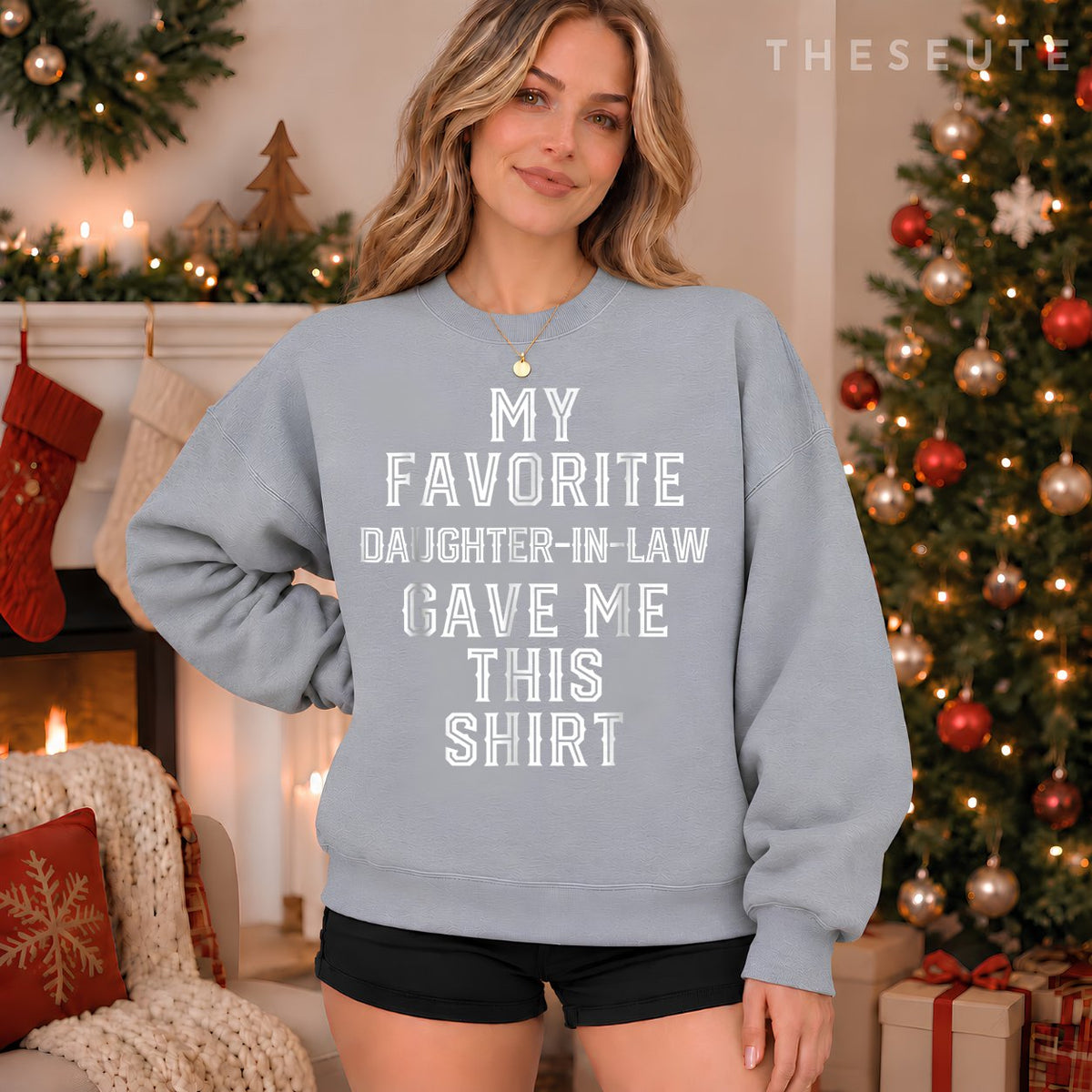Christmas Gift For Father Mother in Law Funny Birthday Gifts Sweatshirt