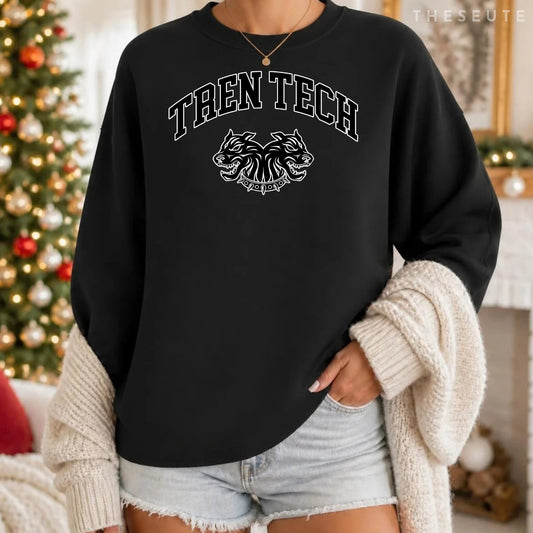 Tren Tech Gym Bodysuit Sweatshirt Holiday Gift Idea