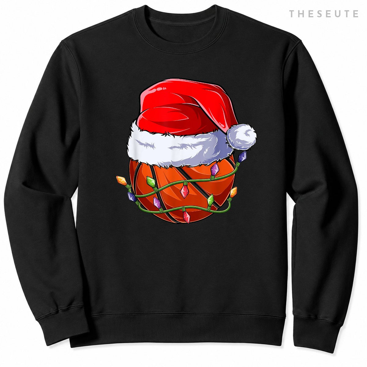 Basketball Christmas Boy Apparel, Funny Santa Sport Men Kids Sweatshirt