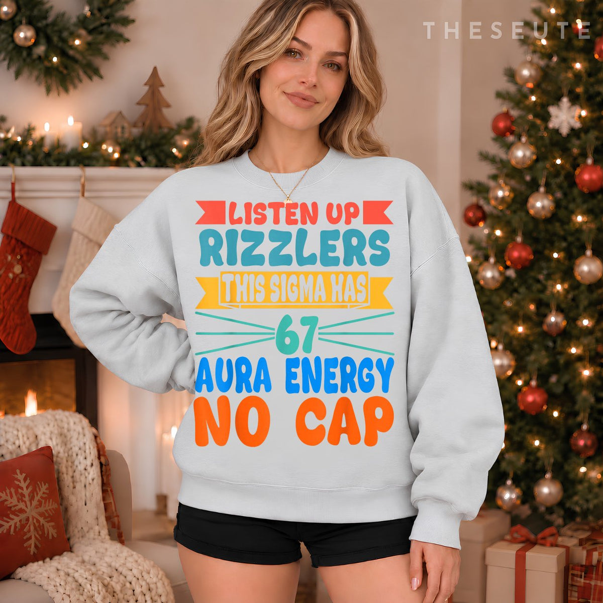 Listen Up Rizzlers This Sigma Has 67 Aura Energy Six Seven Sweatshirt