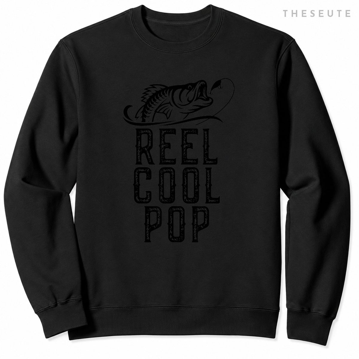Reel Cool Pop Fishing Gift Funny Sweatshirt Christmas Sweatshirt