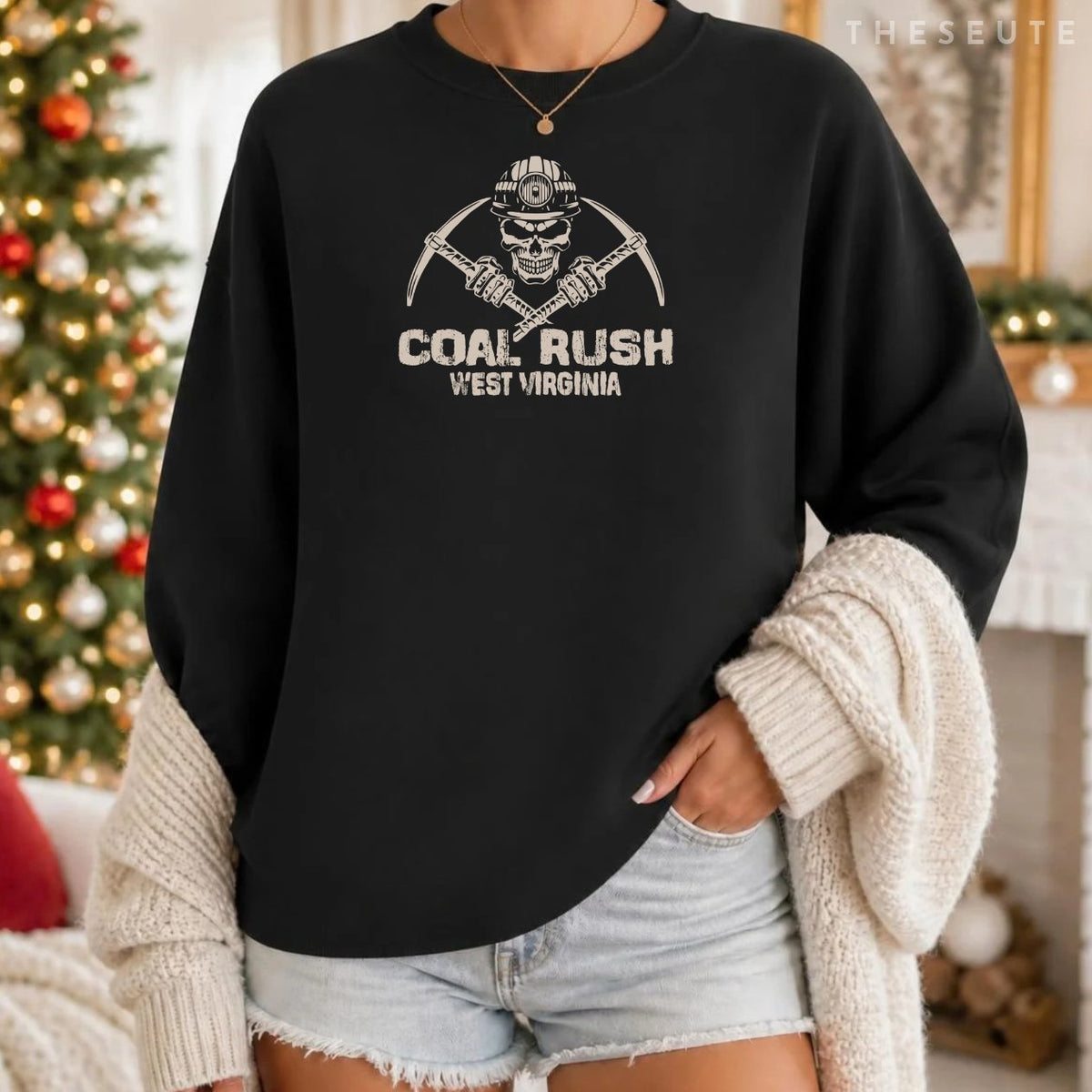 Coal Rush WV Coal Miner Sweatshirt