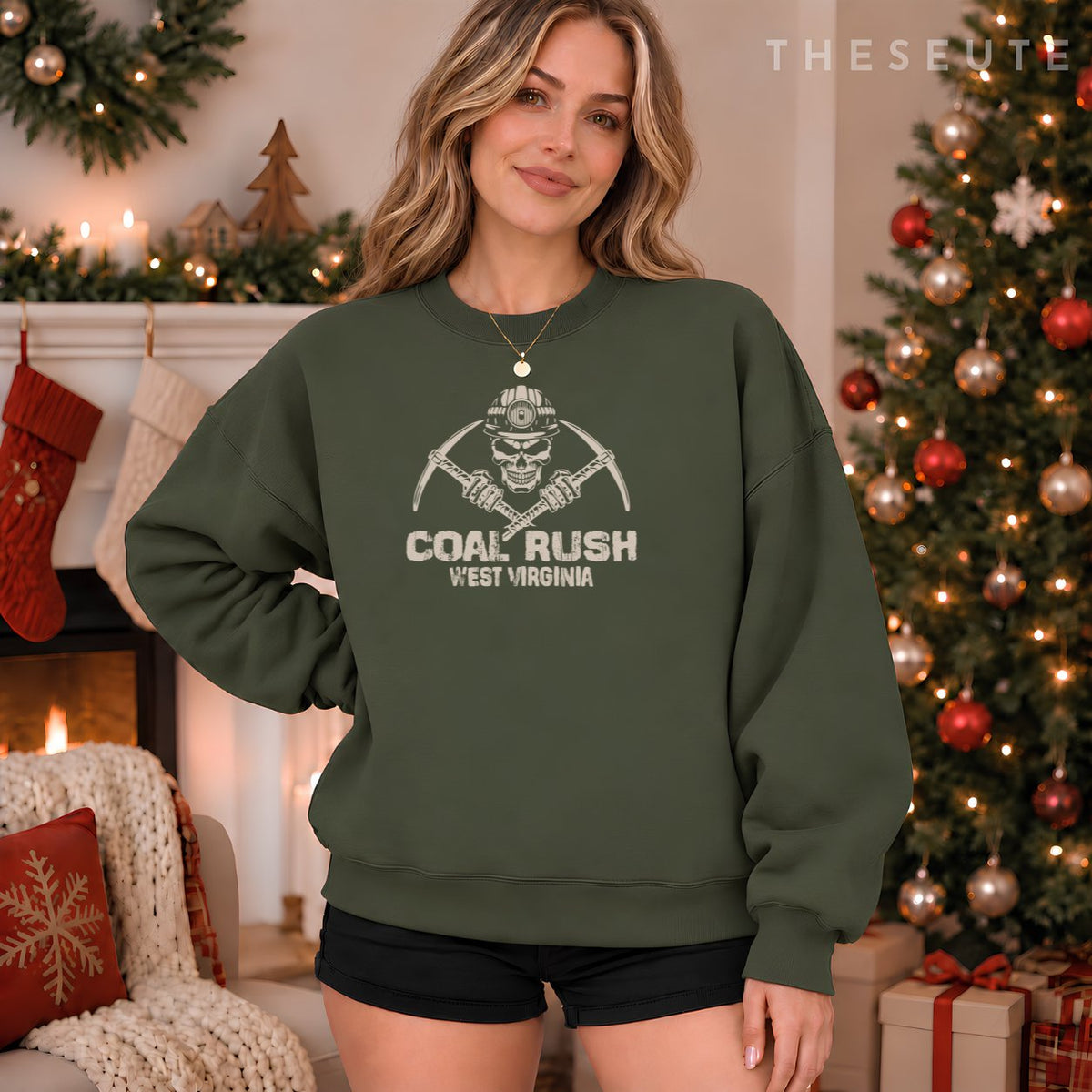 Coal Rush WV Coal Miner Sweatshirt