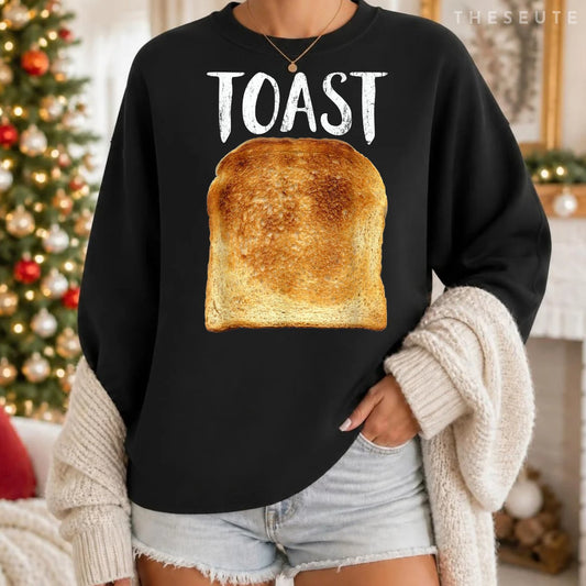 Toast Costume Halloween Funny Bread Lover Christmas Gift Sweatshirt