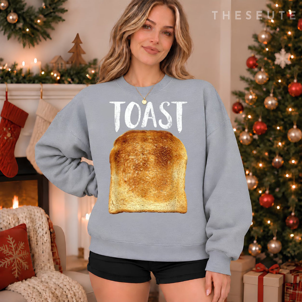 Toast Costume Halloween Funny Bread Lover Christmas Gift Sweatshirt