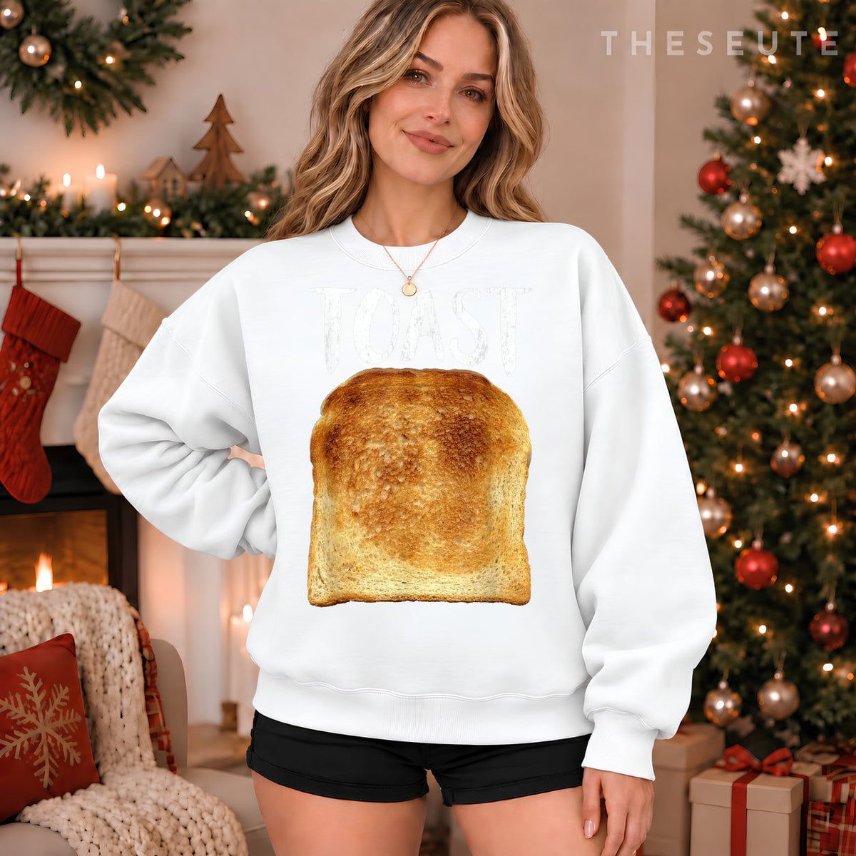 Toast Costume Halloween Funny Bread Lover Christmas Gift Sweatshirt