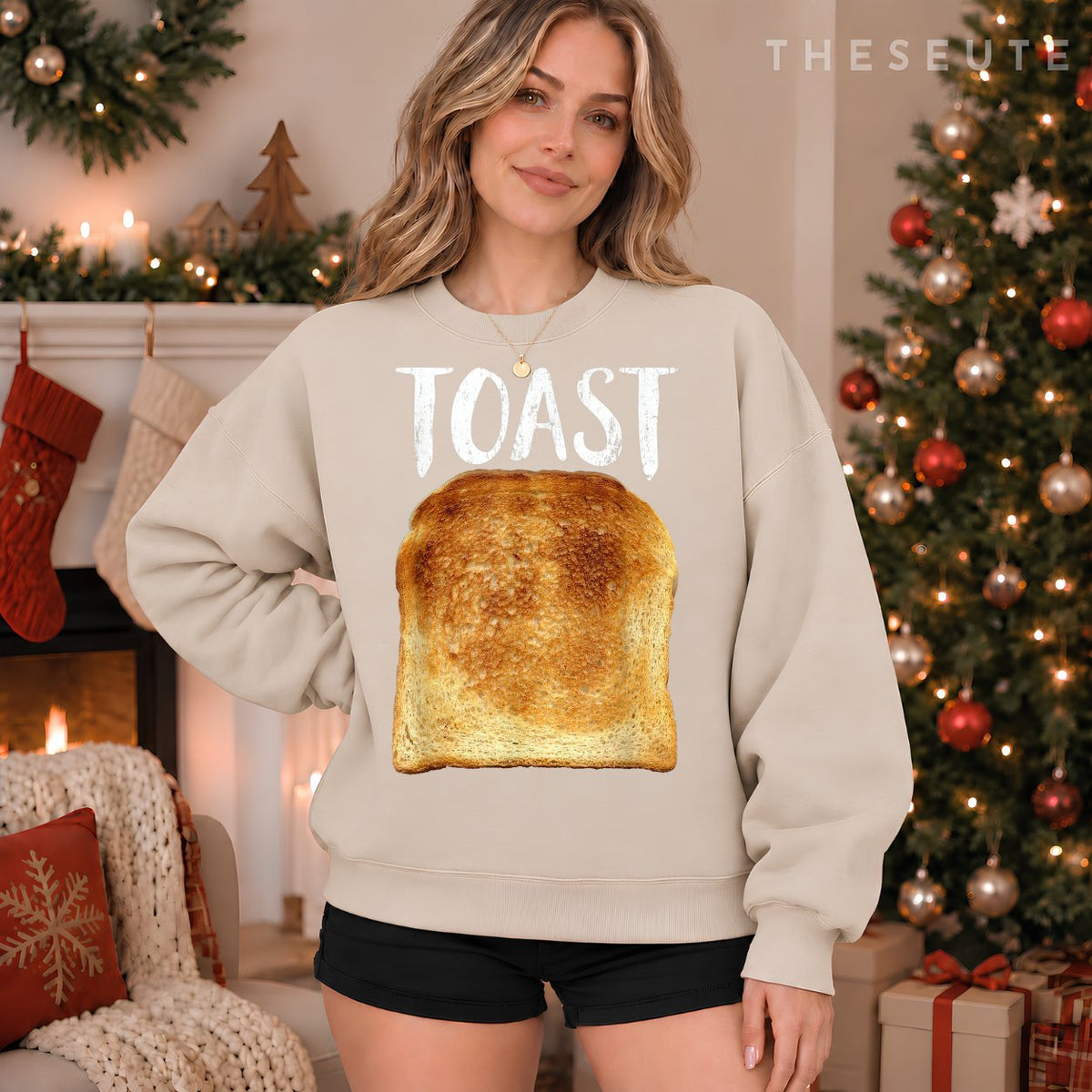 Toast Costume Halloween Funny Bread Lover Christmas Gift Sweatshirt