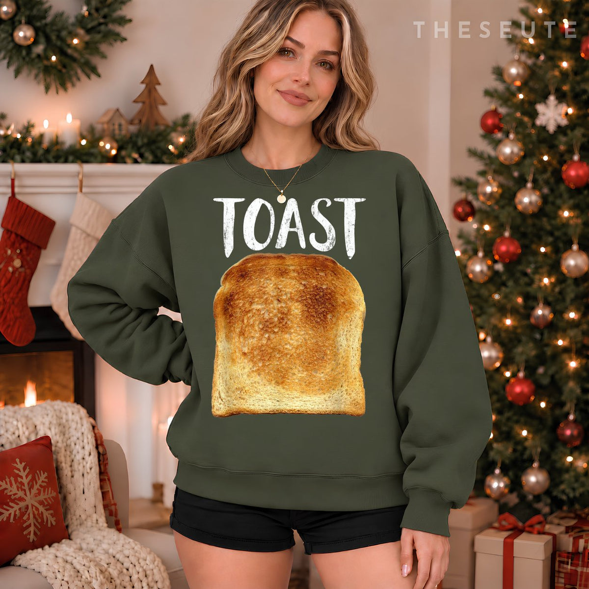 Toast Costume Halloween Funny Bread Lover Christmas Gift Sweatshirt