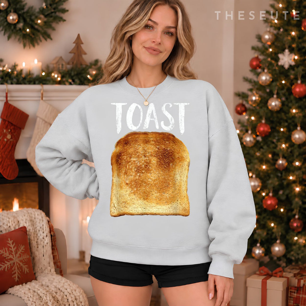 Toast Costume Halloween Funny Bread Lover Christmas Gift Sweatshirt