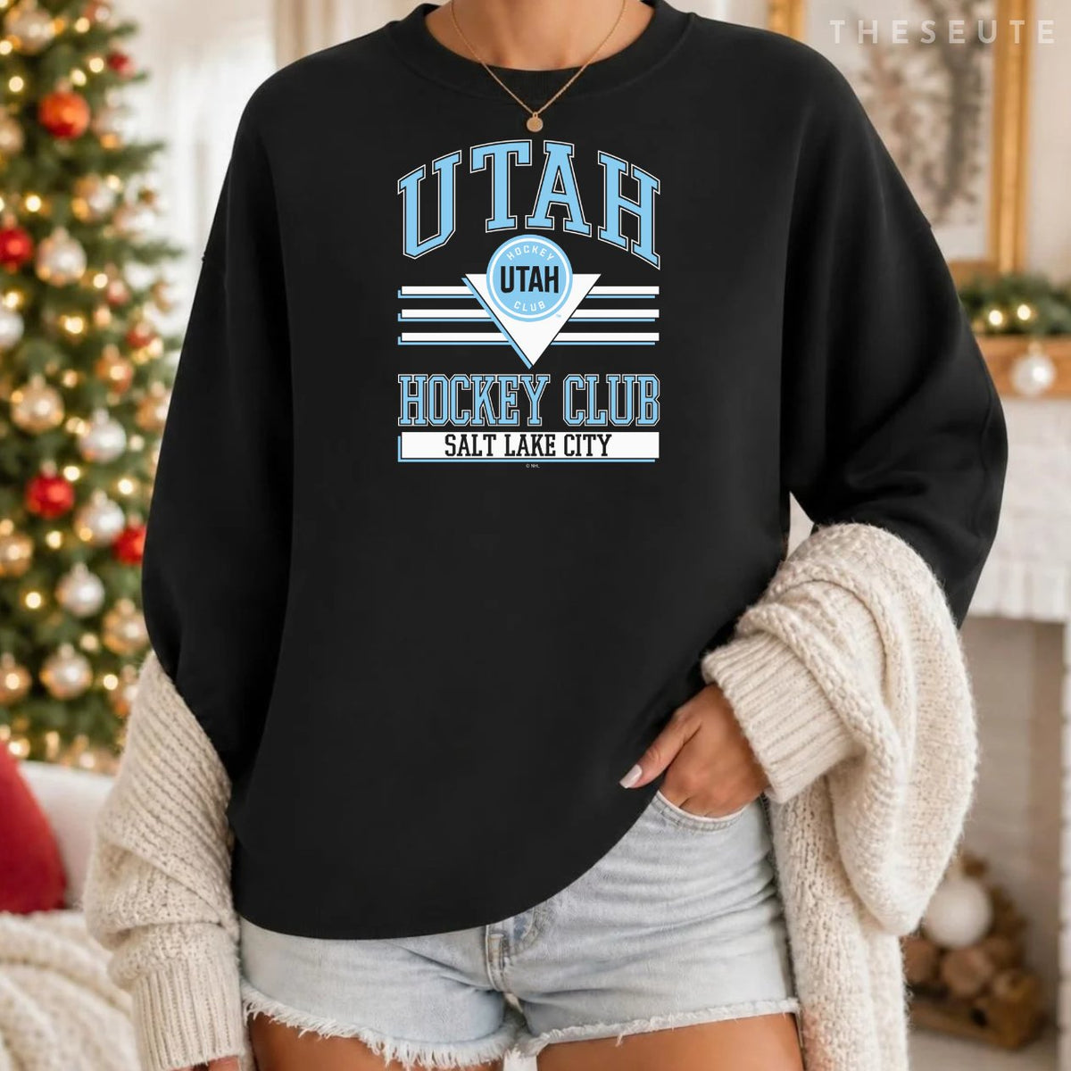 Utah Hockey Club Black Officially Licensed Sweatshirt