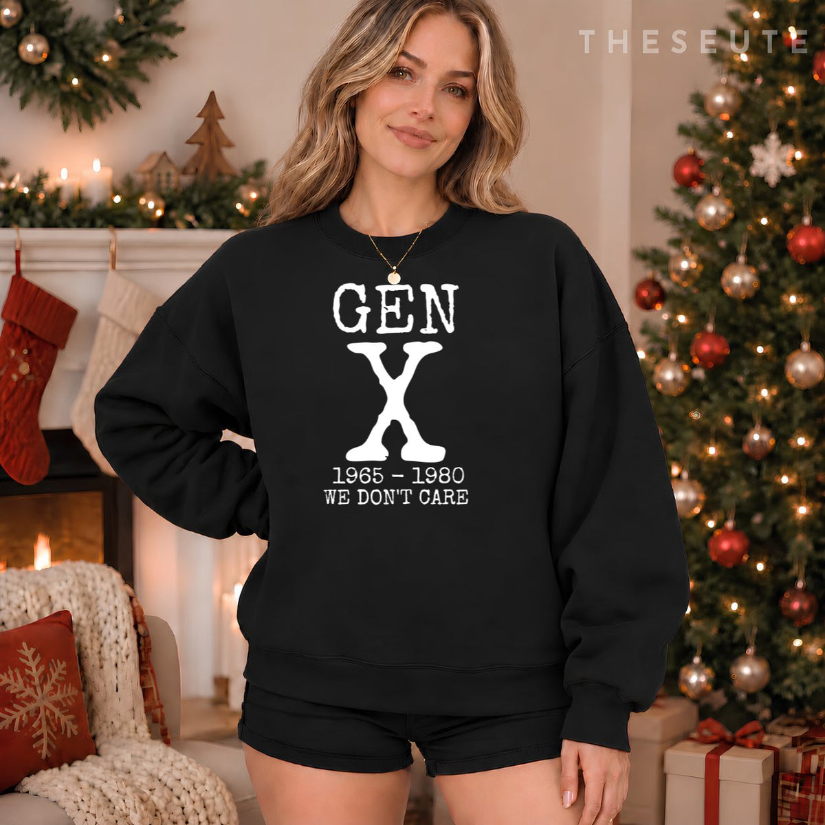 Generation X Gen X 1965 1980 We Don't Care Sweatshirt