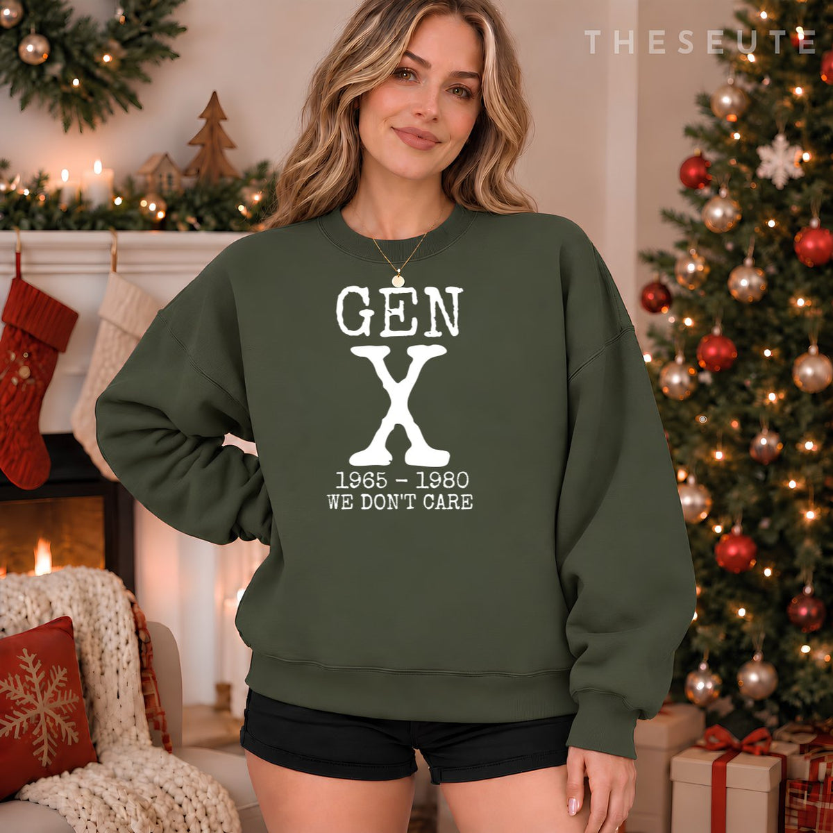 Generation X Gen X 1965 1980 We Don't Care Sweatshirt