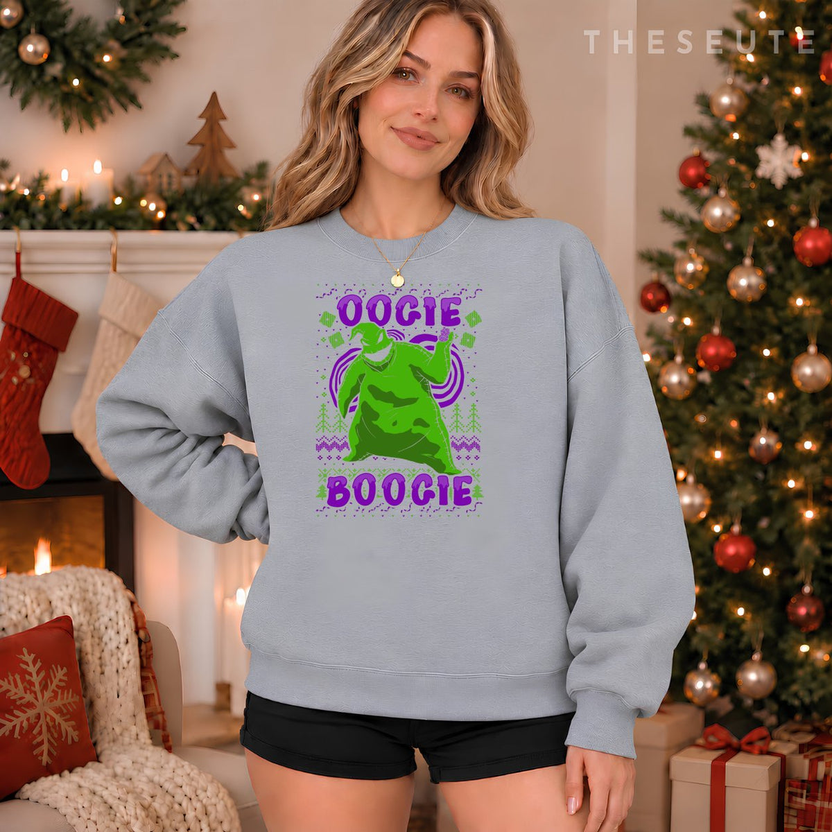 Disney Nightmare Before Christmas Oogie Boogie Ugly Sweatshirt