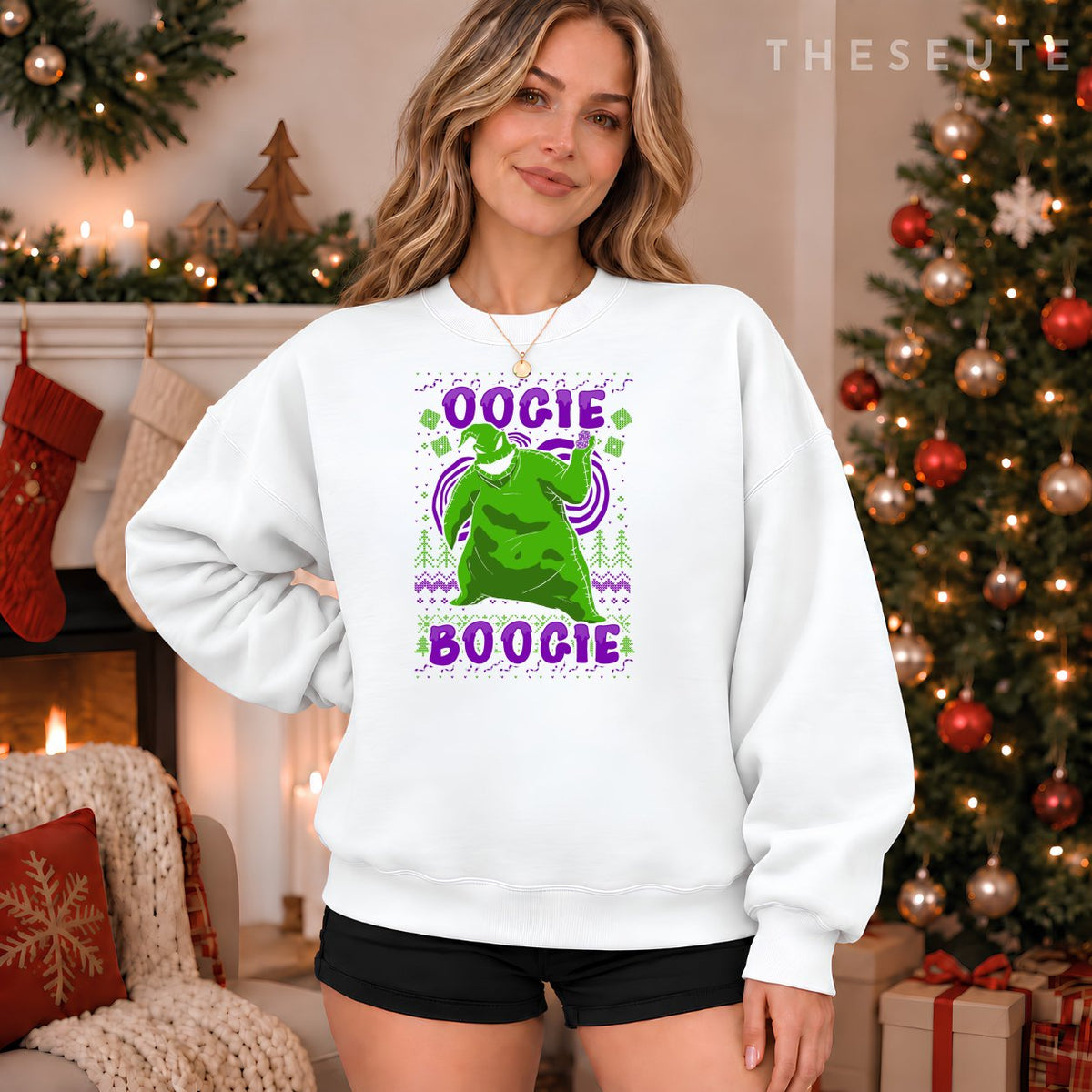 Disney Nightmare Before Christmas Oogie Boogie Ugly Sweatshirt