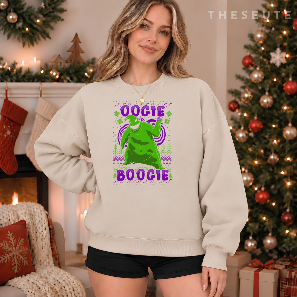 Disney Nightmare Before Christmas Oogie Boogie Ugly Sweatshirt