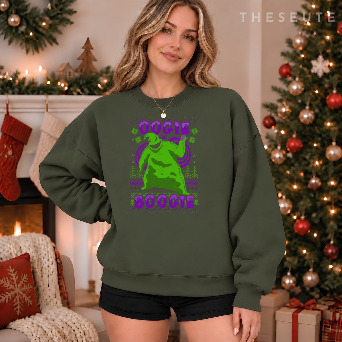 Disney Nightmare Before Christmas Oogie Boogie Ugly Sweatshirt