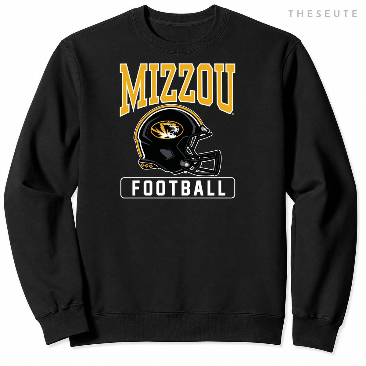 University of Missouri Mizzou Tigers Football Helmet Sweatshirt