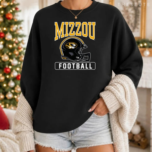 University of Missouri Mizzou Tigers Football Helmet Sweatshirt