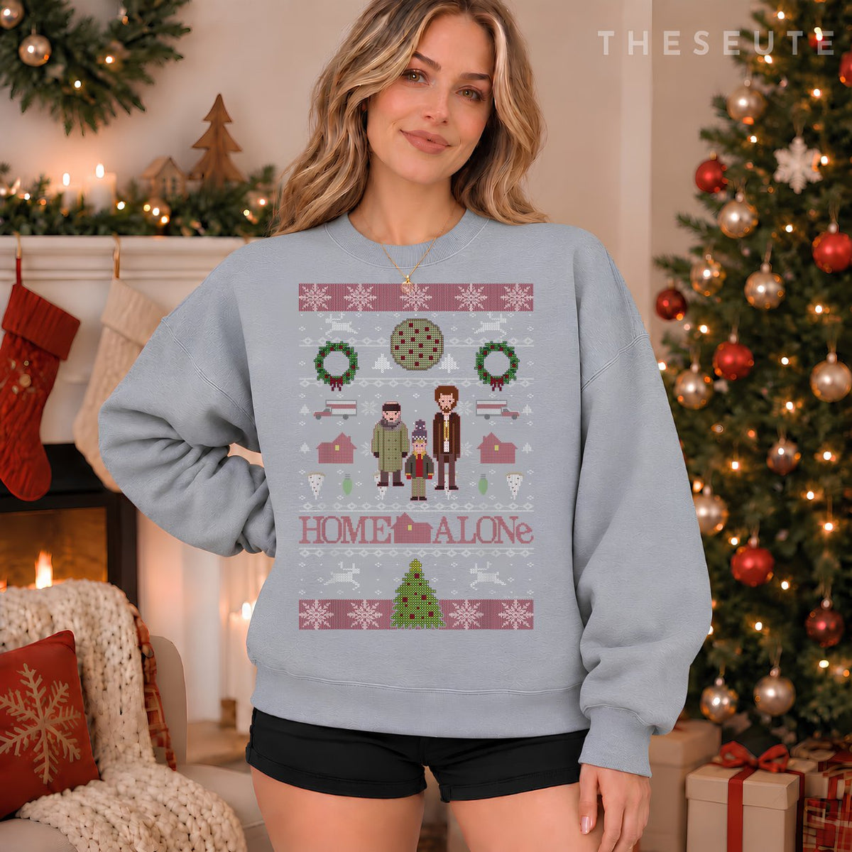 Home Alone Christmas The Wet Bandits Ugly Sweatshirt