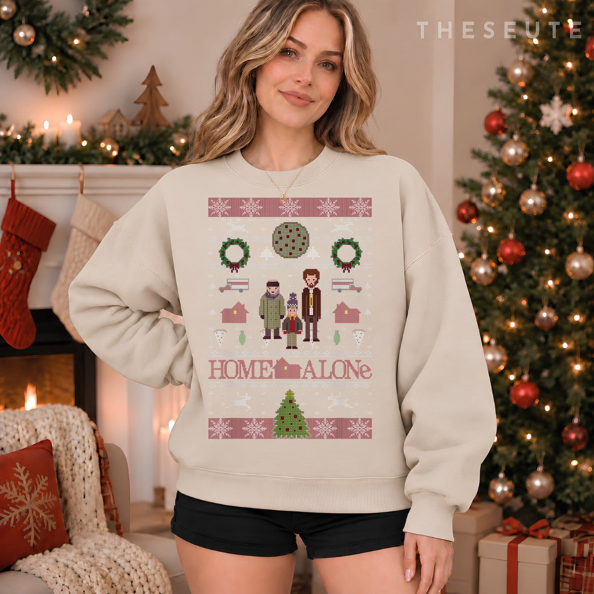 Home Alone Christmas The Wet Bandits Ugly Sweatshirt