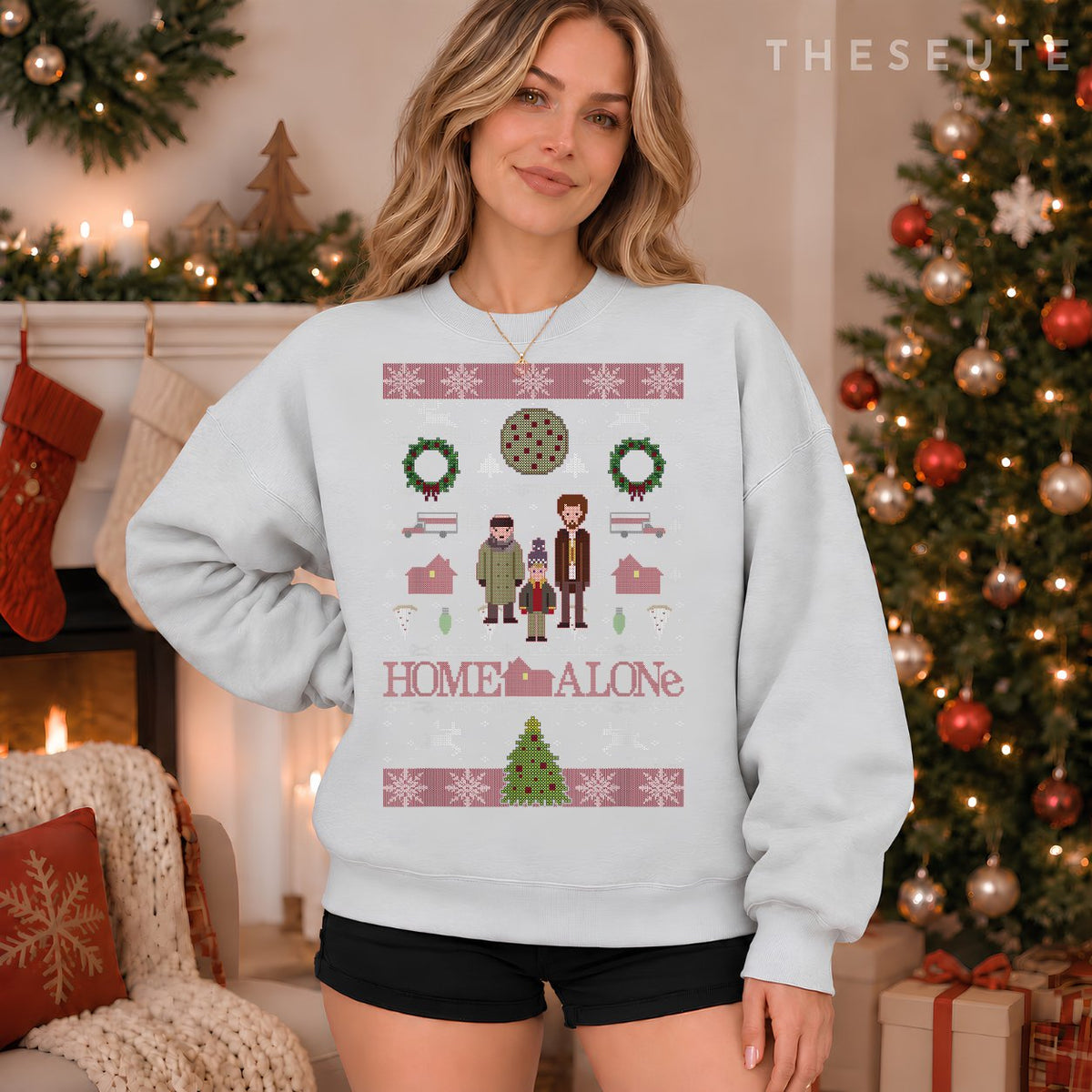 Home Alone Christmas The Wet Bandits Ugly Sweatshirt