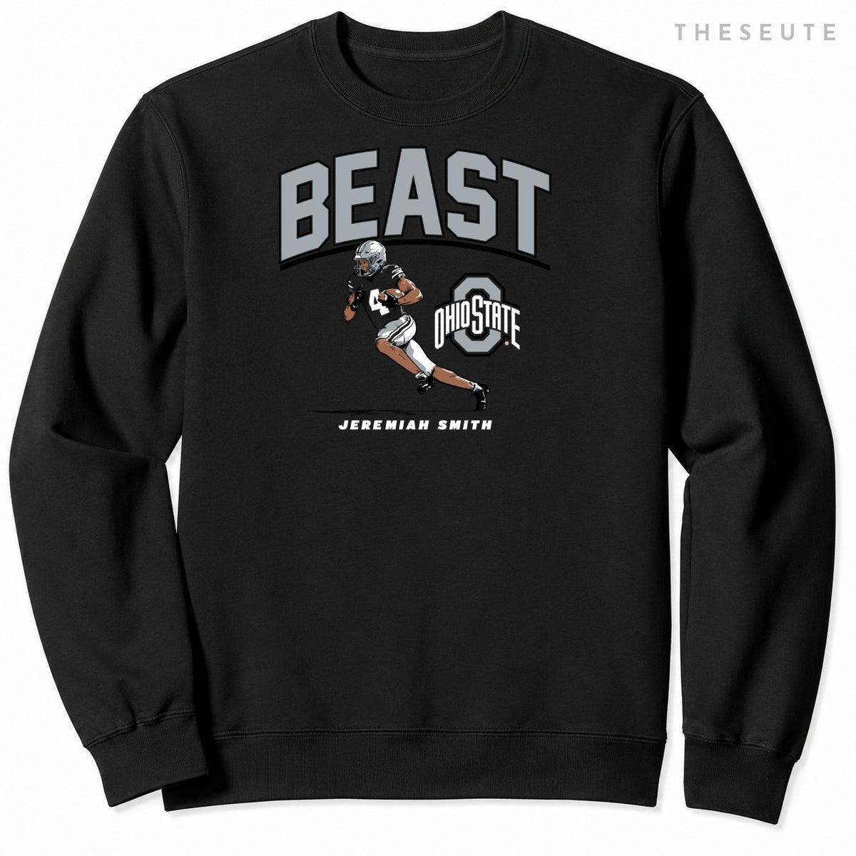 Jeremiah Smith - Beast (Red) - Ohio State Football Sweatshirt