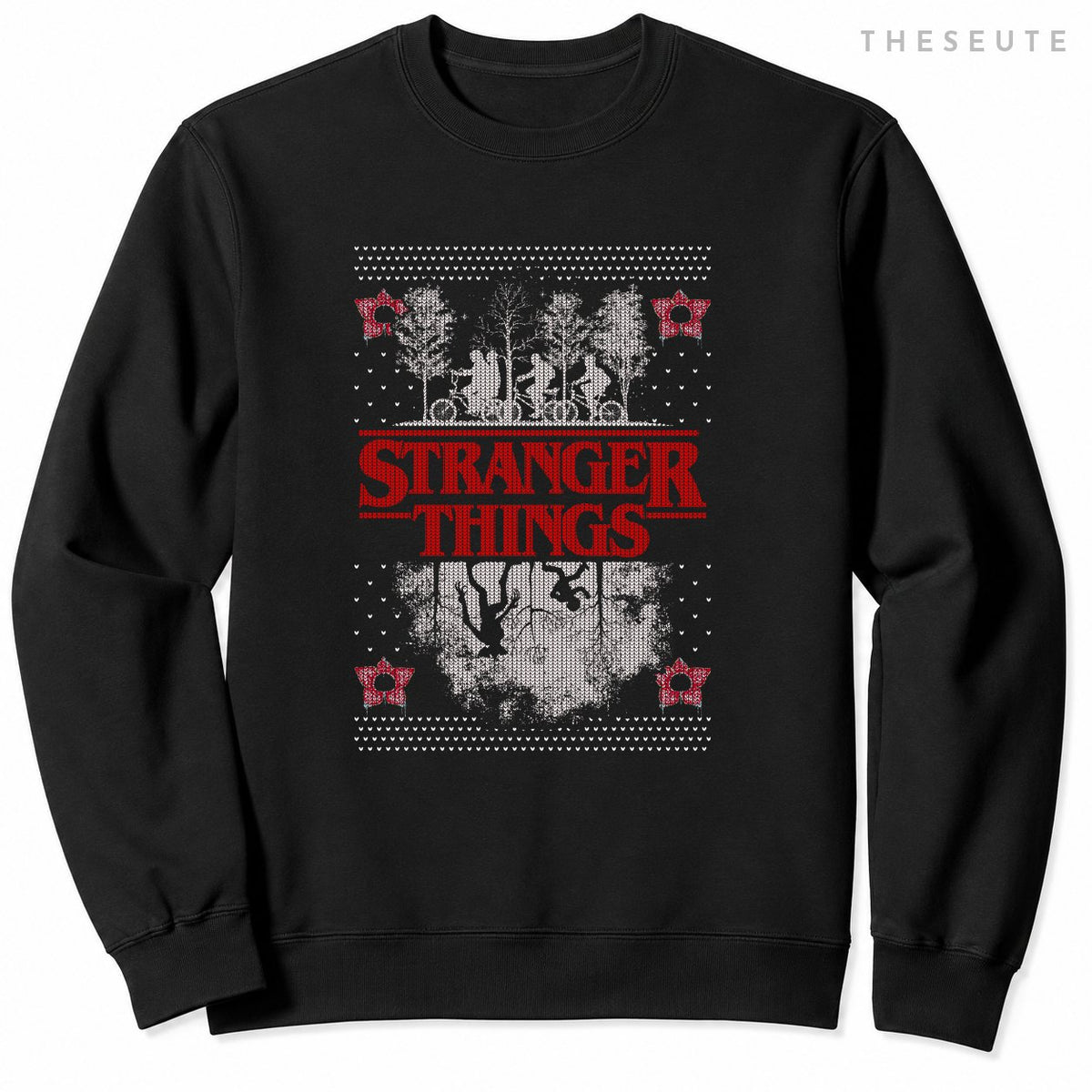 Netflix Stranger Things Ugly Christmas Sweatshirt Style Sweatshirt