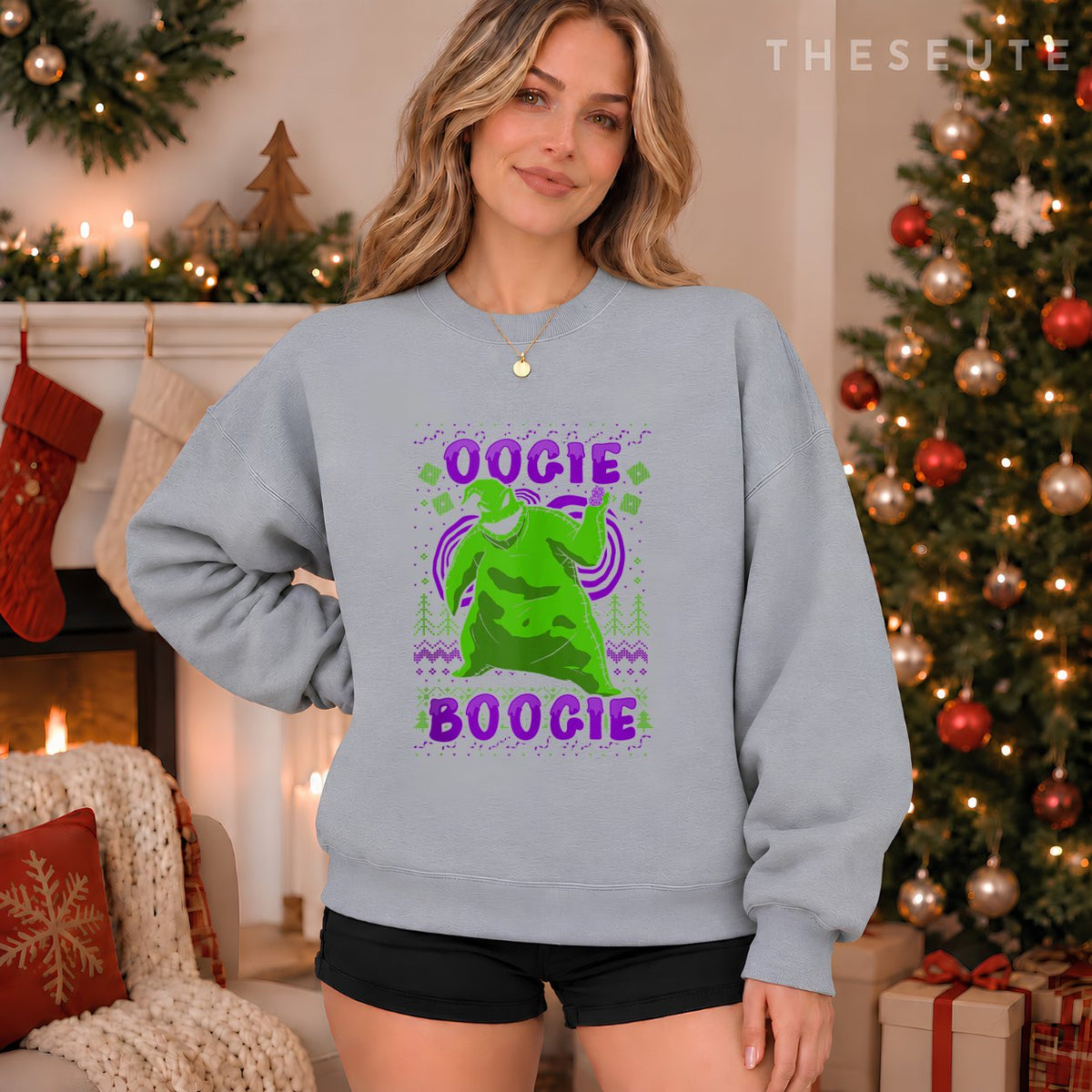 Disney Nightmare Before Christmas Oogie Boogie Ugly Sweatshirt