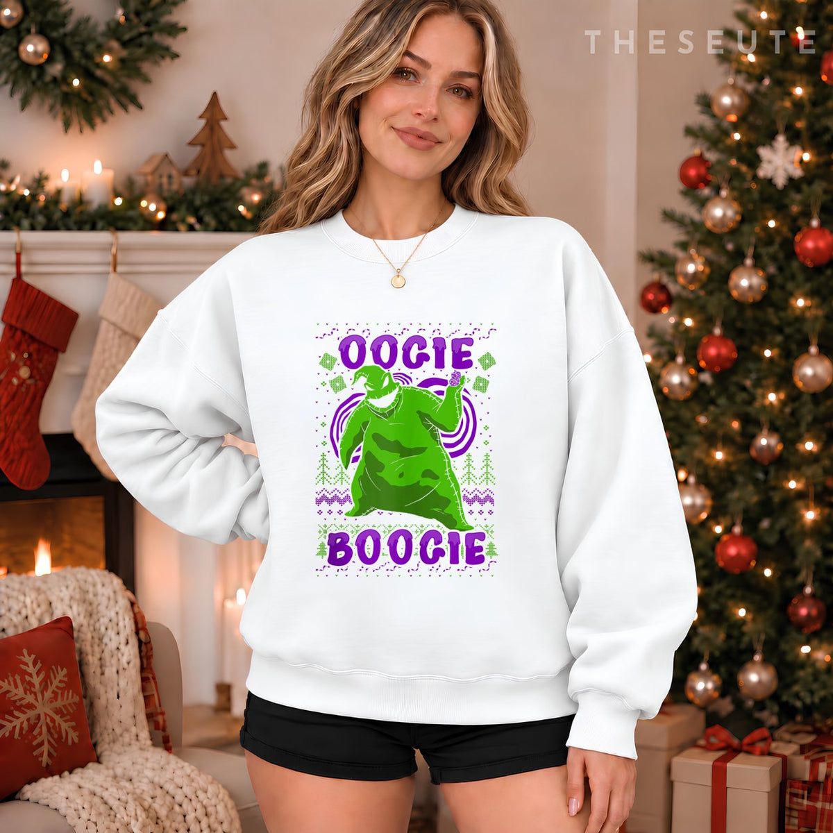 Disney Nightmare Before Christmas Oogie Boogie Ugly Sweatshirt