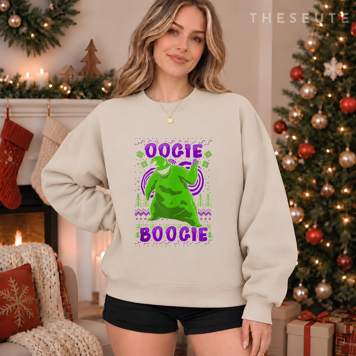 Disney Nightmare Before Christmas Oogie Boogie Ugly Sweatshirt