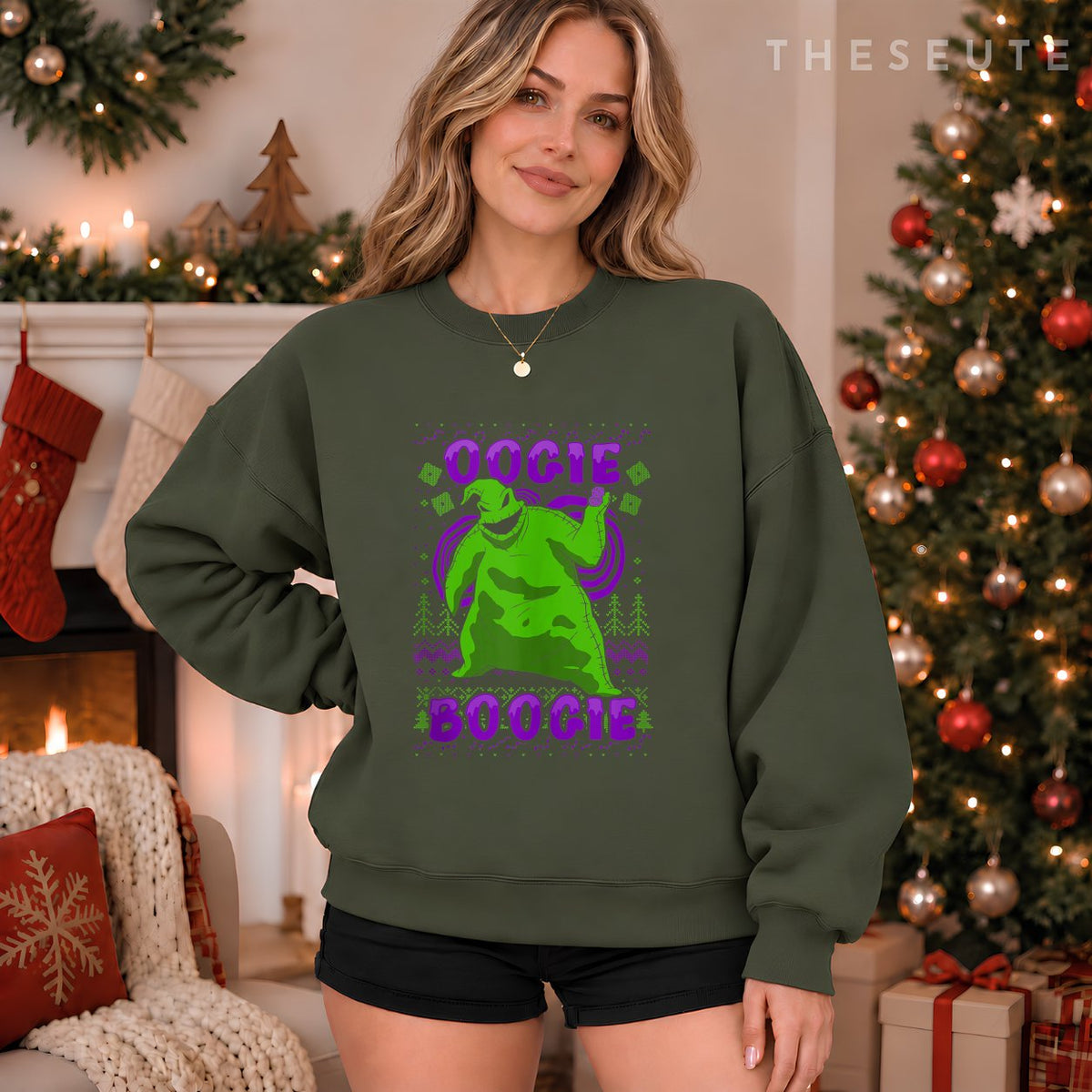 Disney Nightmare Before Christmas Oogie Boogie Ugly Sweatshirt