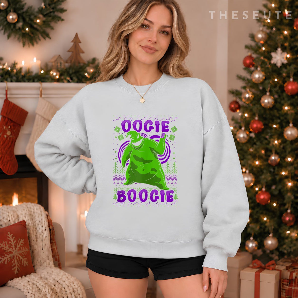Disney Nightmare Before Christmas Oogie Boogie Ugly Sweatshirt