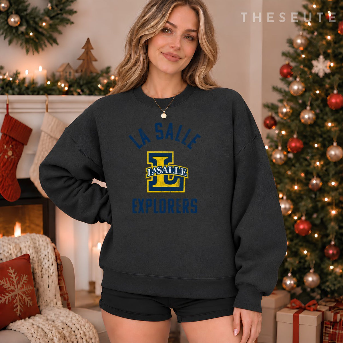 La Salle University Explorers Large Sweatshirt