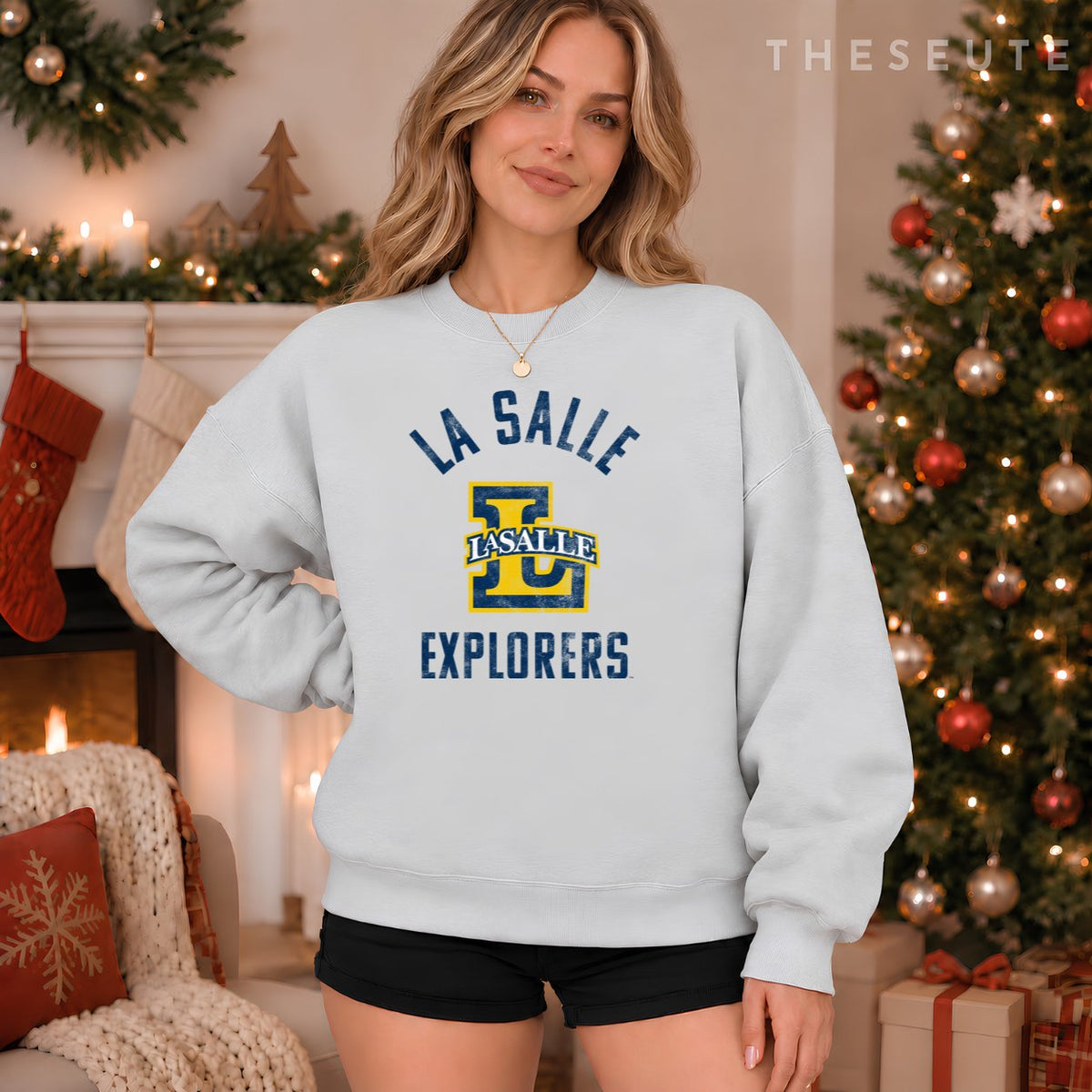 La Salle University Explorers Large Sweatshirt