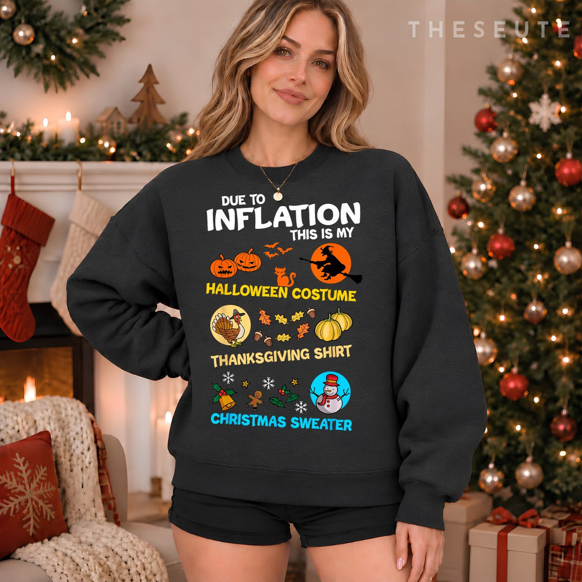 My Spooky Halloween, Thanksgiving, Ugly Christmas Costume Sweatshirt