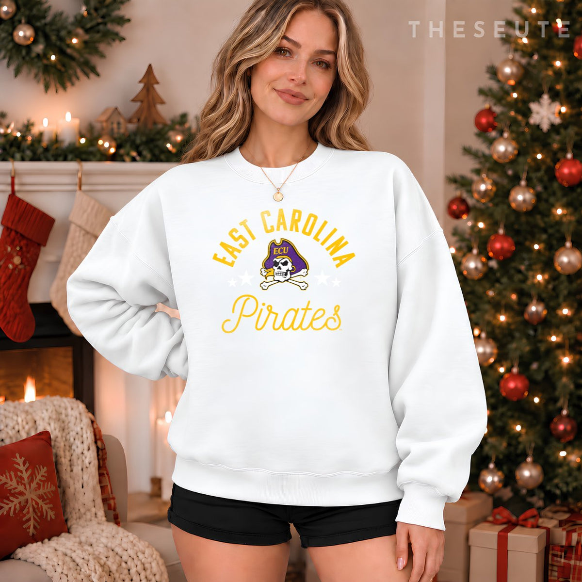 East Carolina University ECU Pirates Logo Sweatshirt