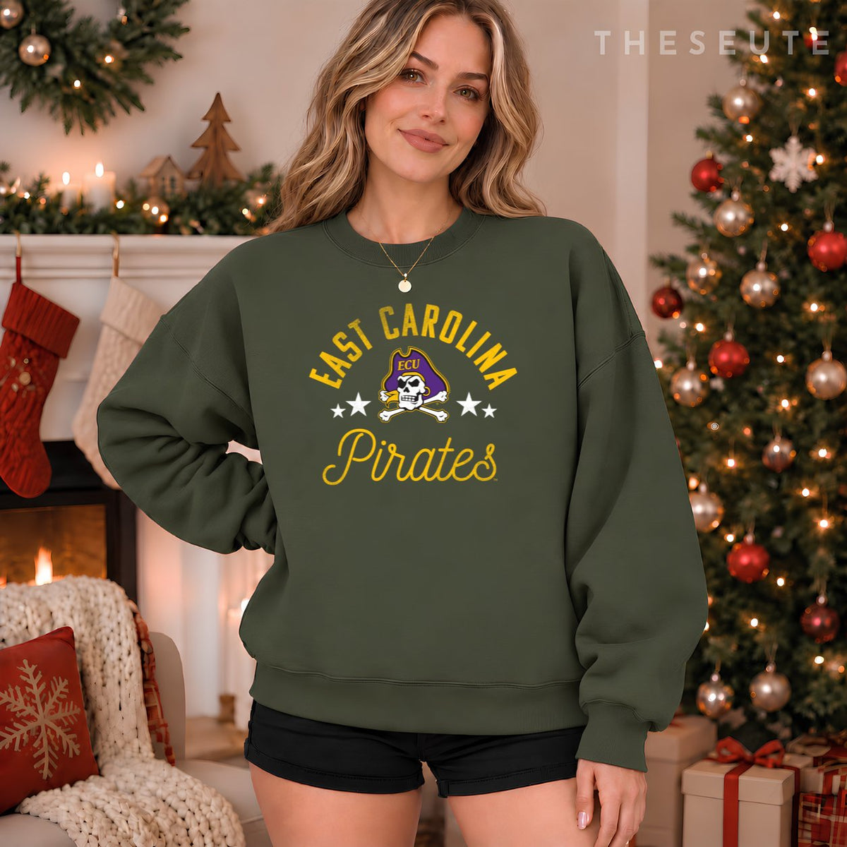 East Carolina University ECU Pirates Logo Sweatshirt