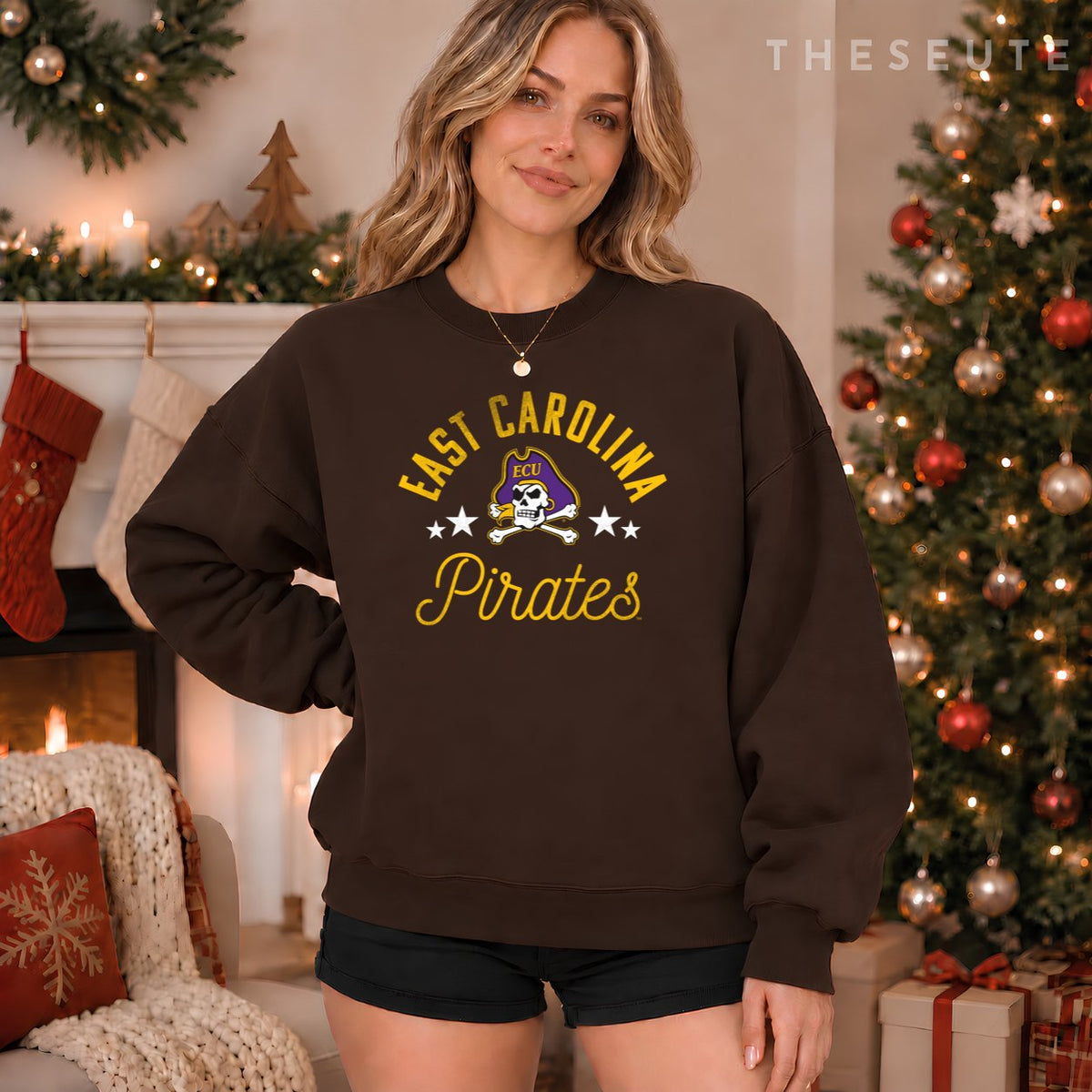 East Carolina University ECU Pirates Logo Sweatshirt