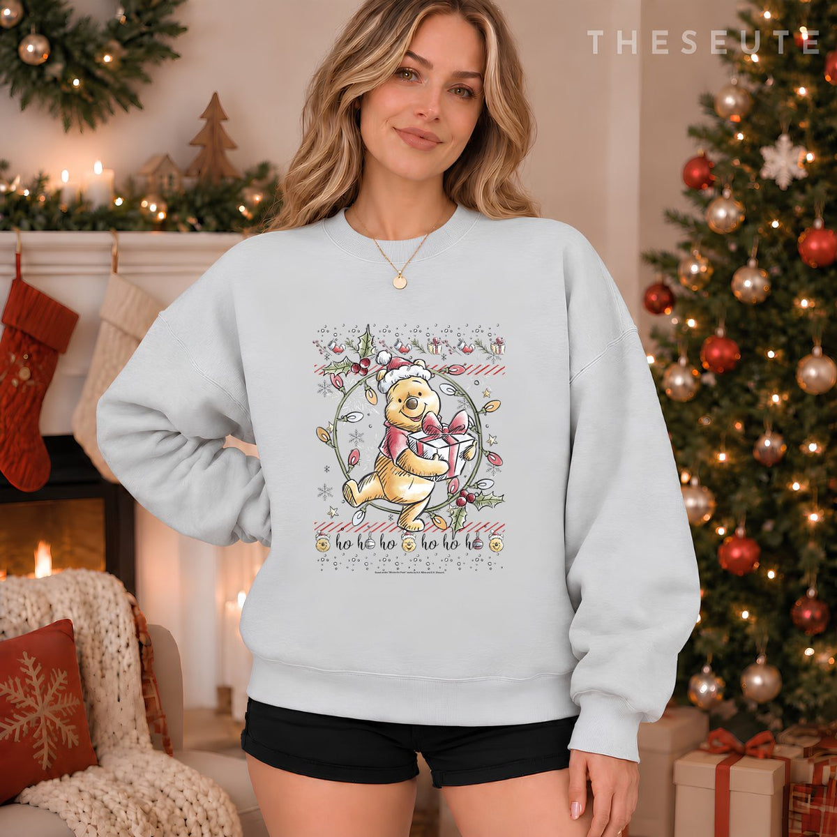 Disney Christmas Winnie The Pooh Ugly Sweatshirt