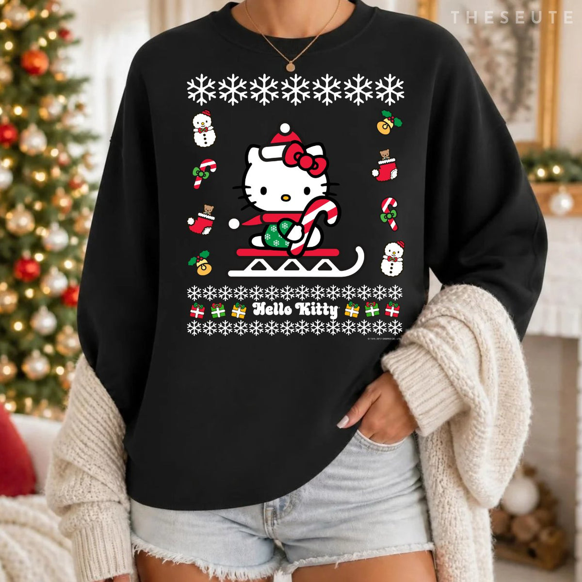 Hello Kitty Ugly Christmas Sweatshirt