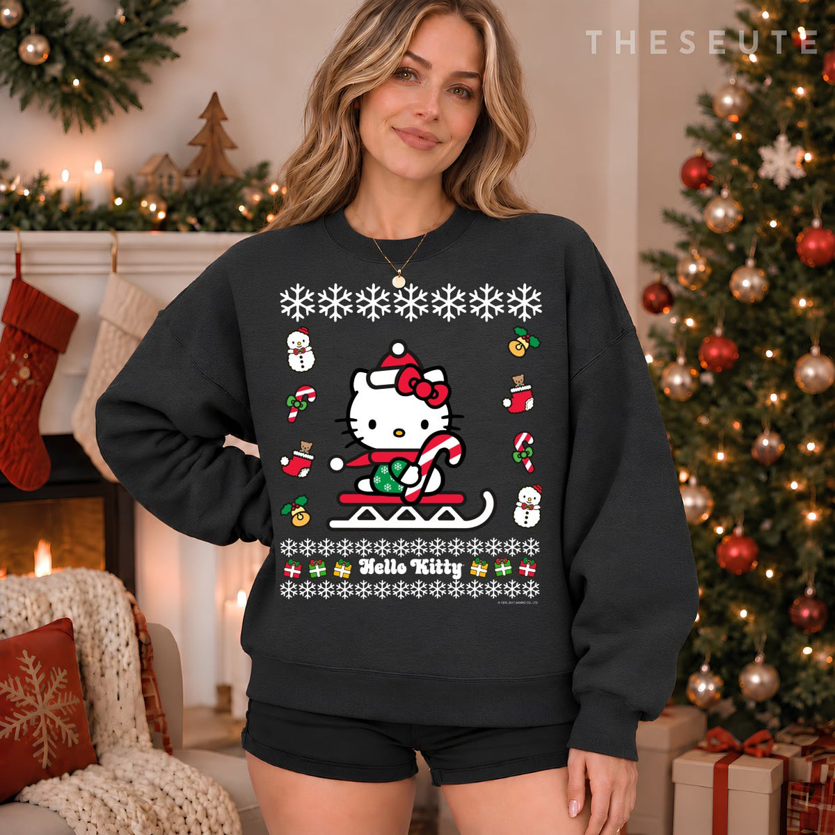 Hello Kitty Ugly Christmas Sweatshirt