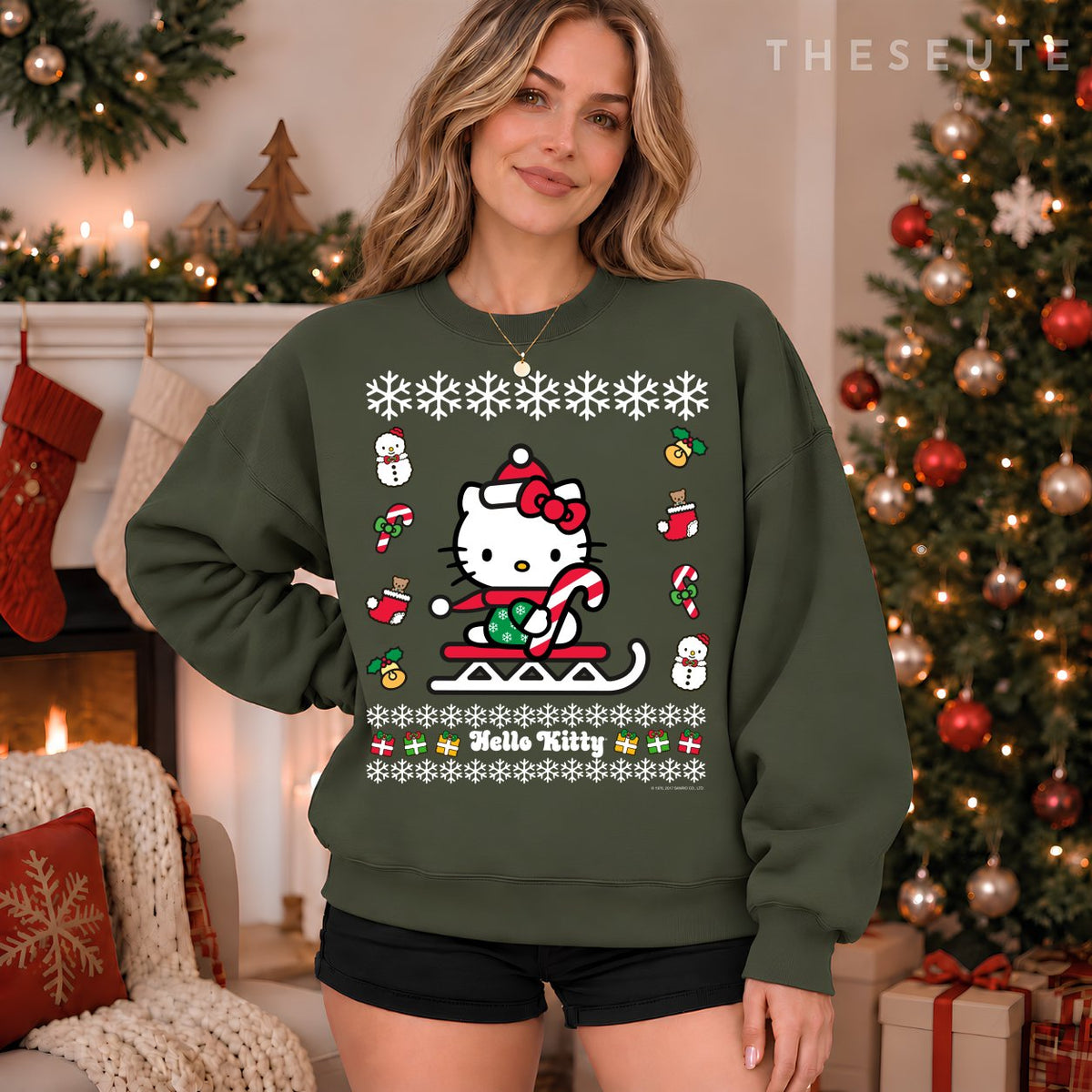 Hello Kitty Ugly Christmas Sweatshirt