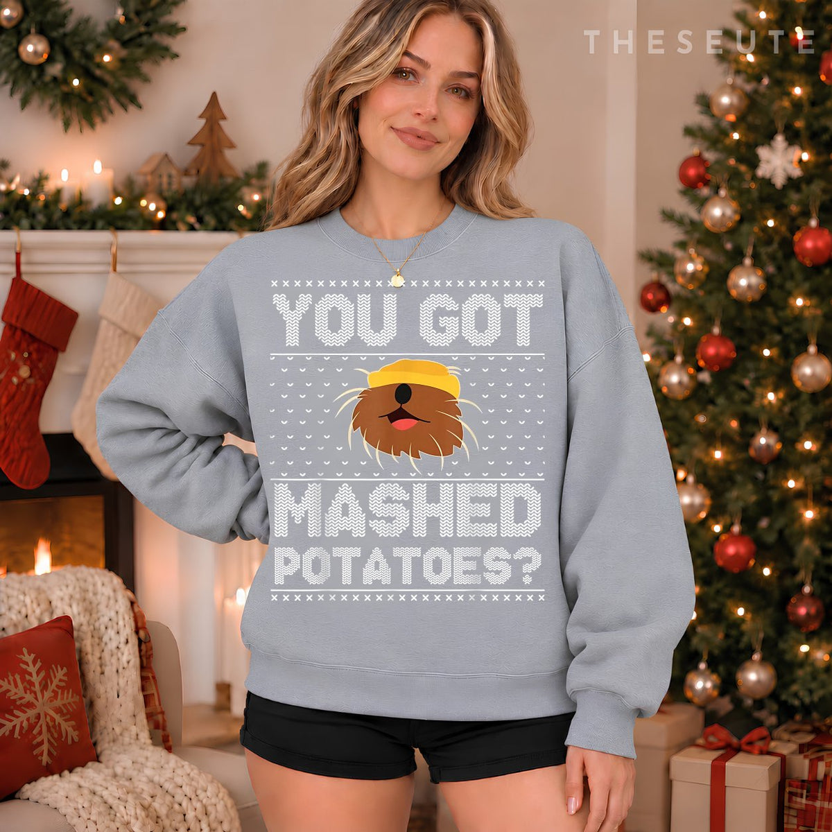 You Got Mashed Potatoes Ugly Christmas Sweatshirt